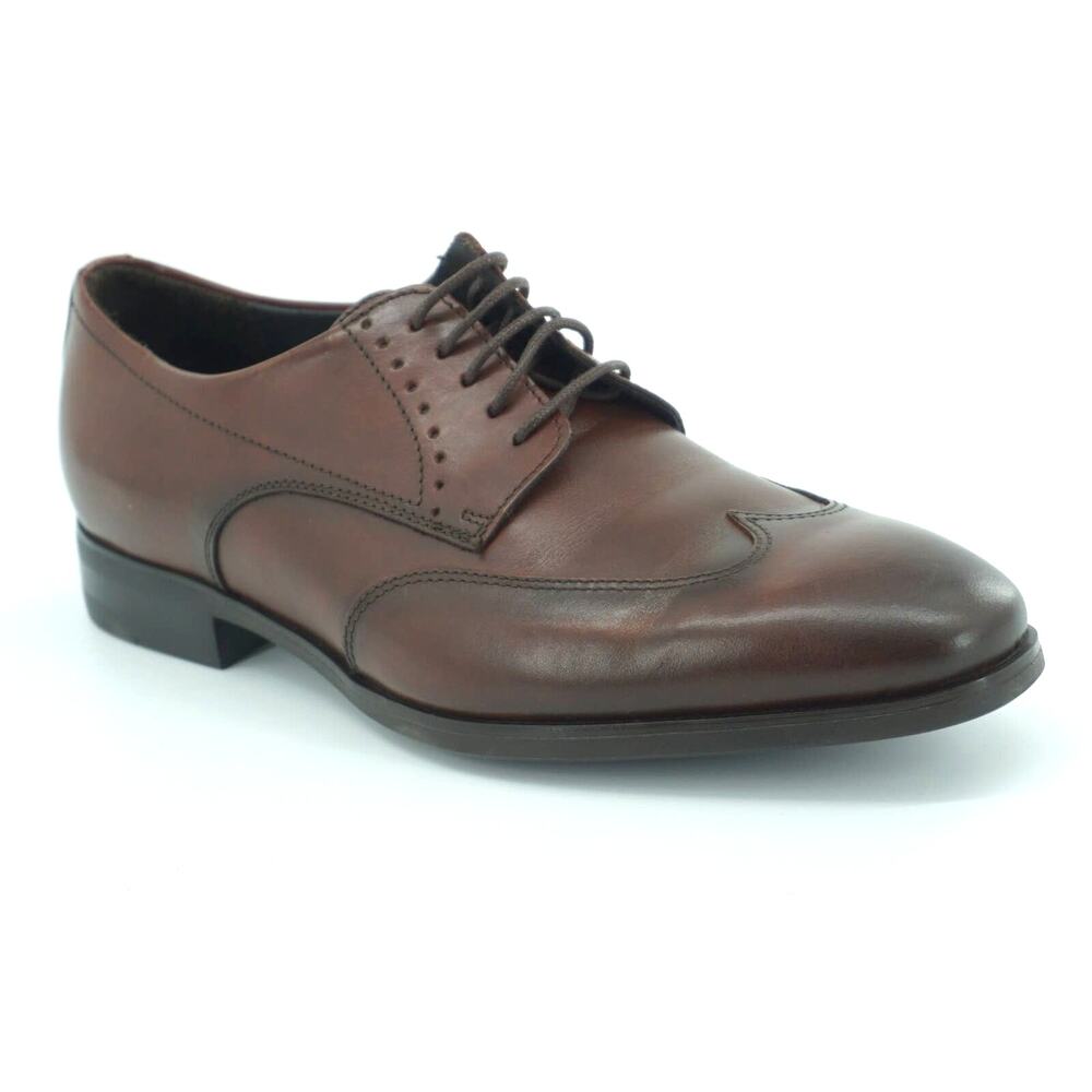 M by Bruno Magli Barni Brown wingtip Oxford Loafers  Men's